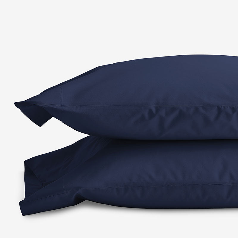 4-Piece Classic Cool Cotton Percale Solid Bedding Bundle