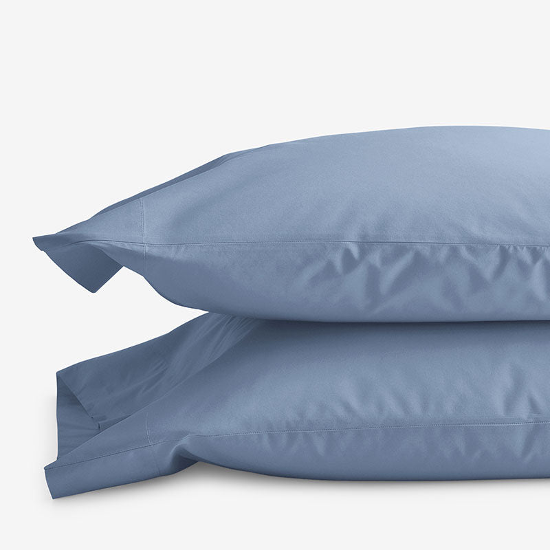 4-Piece Classic Cool Cotton Percale Solid Bedding Bundle
