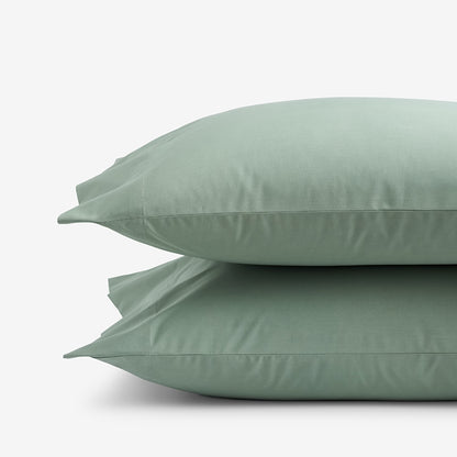 4-Piece Classic Cool Cotton Percale Solid Bedding Bundle