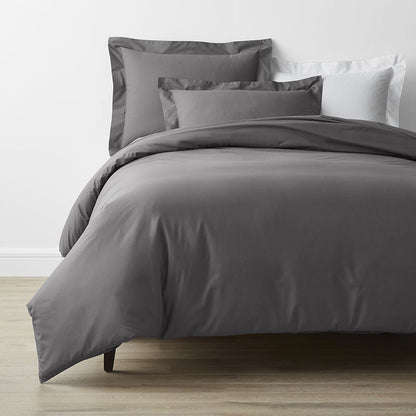 4-Piece Classic Cool Cotton Percale Solid Bedding Bundle
