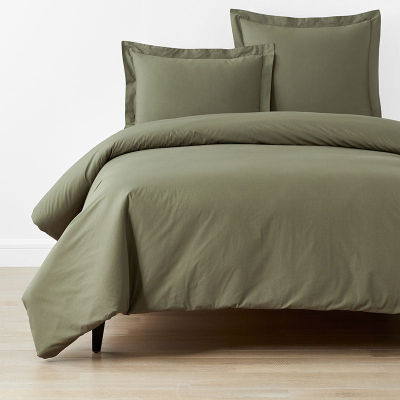 Classic Cool Cotton Percale Bed Duvet Cover