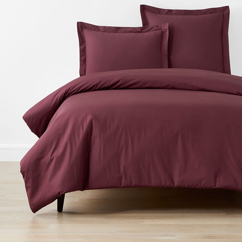 Classic Cool Cotton Percale Bed Duvet Cover