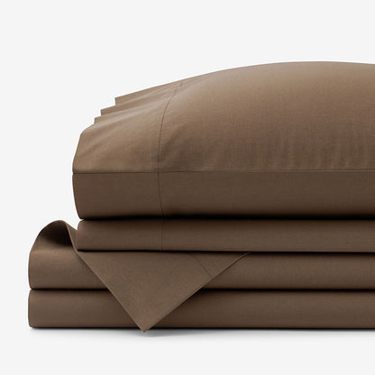 Classic Cool Cotton Percale Bed Sheet Set