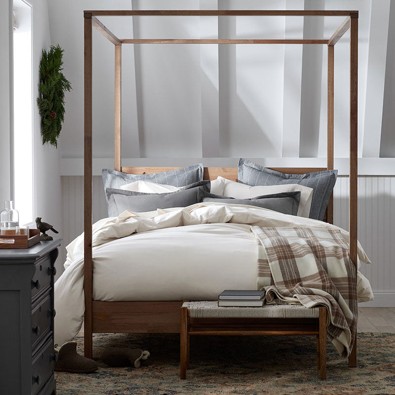 Classic Ultra-Cozy Cotton Flannel Bed Sheet Set