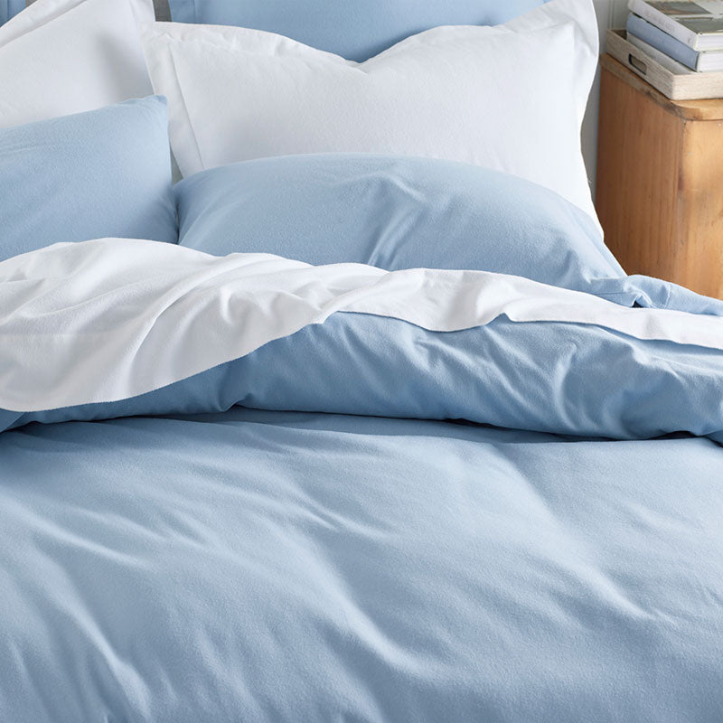Classic Ultra-Cozy Cotton Flannel Solid Duvet Cover