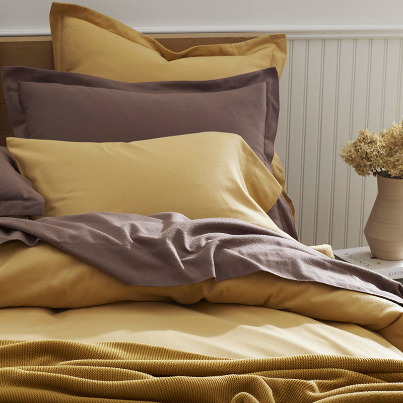Classic Ultra-Cozy Cotton Flannel Solid Duvet Cover