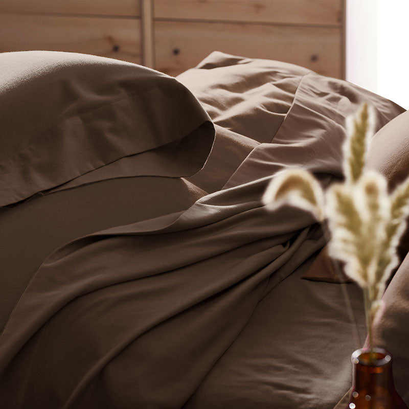 Classic Ultra-Cozy Cotton Flannel Bed Sheet Set