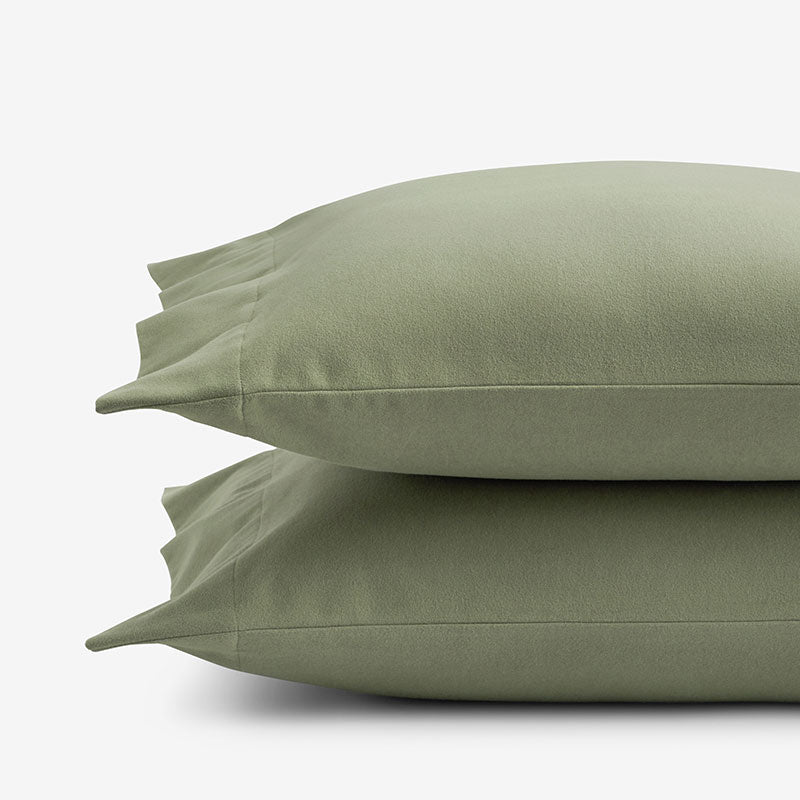 Classic Ultra-Cozy Cotton Flannel Pillowcase Set