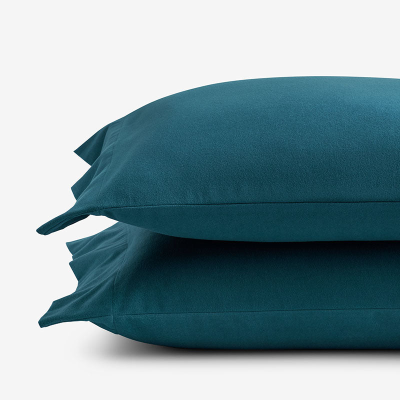 Classic Ultra-Cozy Cotton Flannel Pillowcase Set