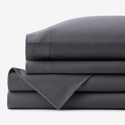 Classic Ultra-Cozy Cotton Flannel Bed Sheet Set