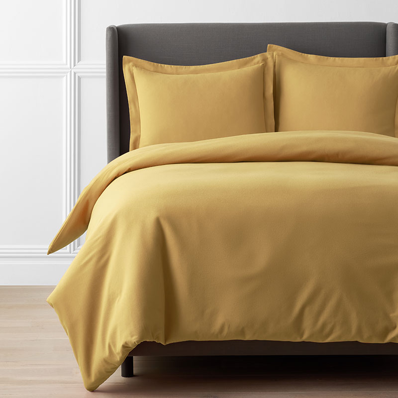 Classic Ultra-Cozy Cotton Flannel Solid Duvet Cover