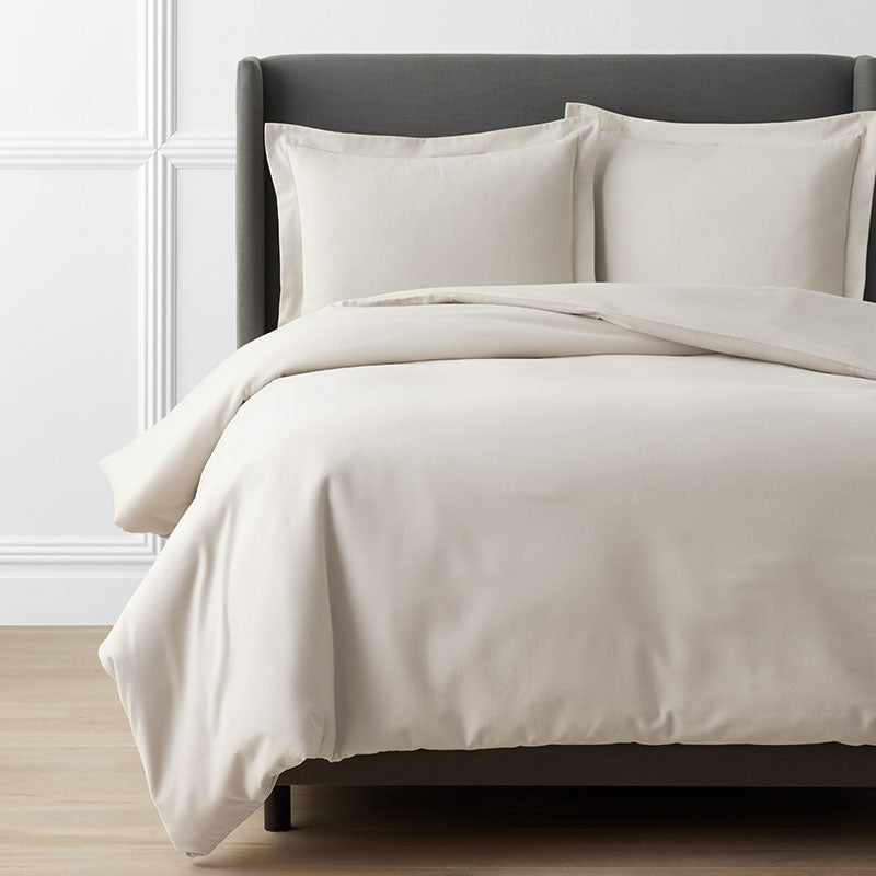 Classic Ultra-Cozy Cotton Flannel Solid Duvet Cover