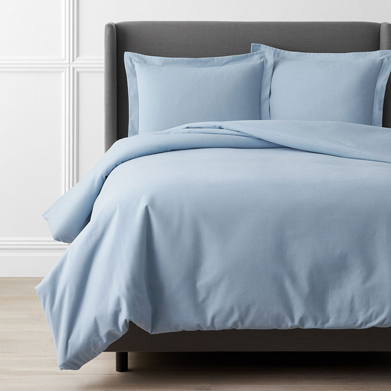 Classic Ultra-Cozy Cotton Flannel Solid Duvet Cover