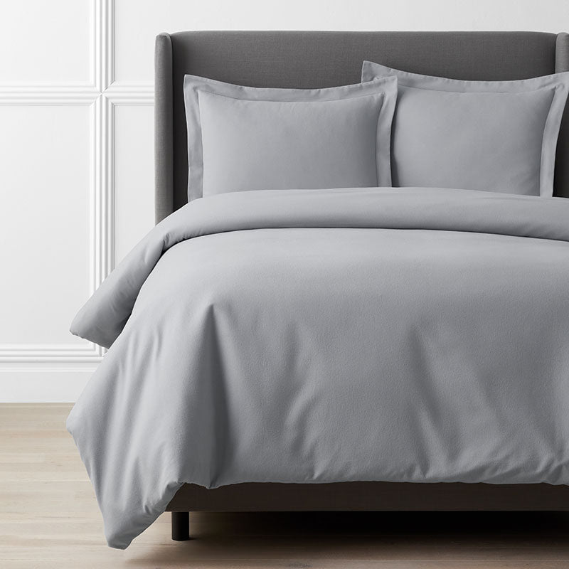 Classic Ultra-Cozy Cotton Flannel Solid Duvet Cover