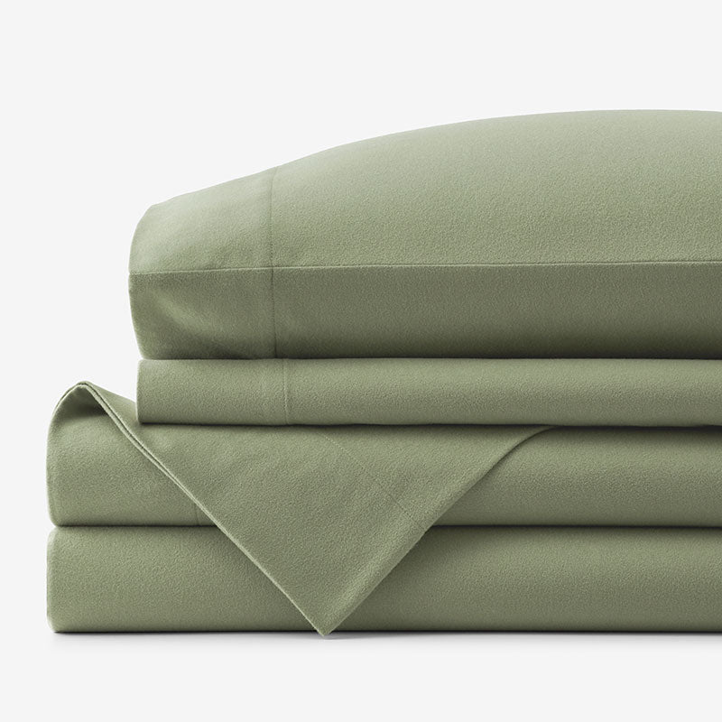 Classic Ultra-Cozy Cotton Flannel Bed Sheet Set
