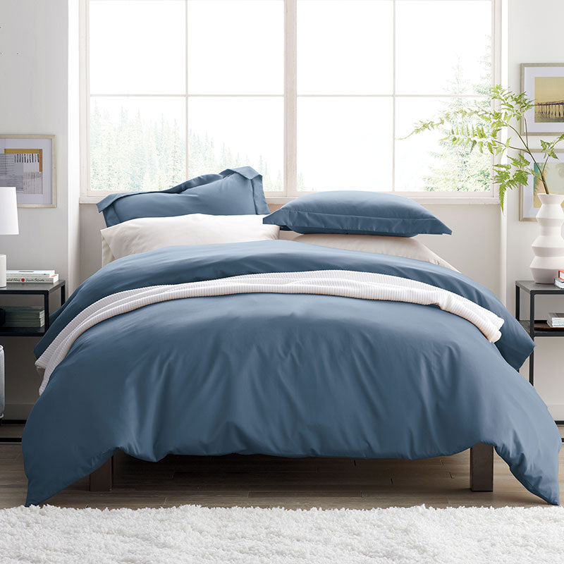 Premium Smooth Supima® Cotton Wrinkle-Free Sateen Duvet Cover