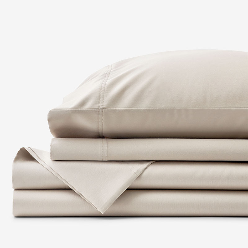 Premium Smooth Supima® Cotton Wrinkle-Free Sateen Bed Sheet Set