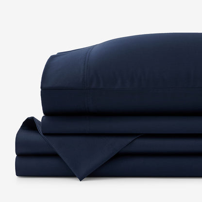 Premium Smooth Supima® Cotton Wrinkle-Free Sateen Bed Sheet Set