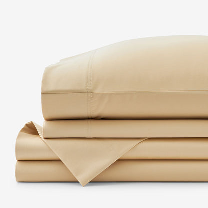 Premium Smooth Supima® Cotton Wrinkle-Free Sateen Bed Sheet Set