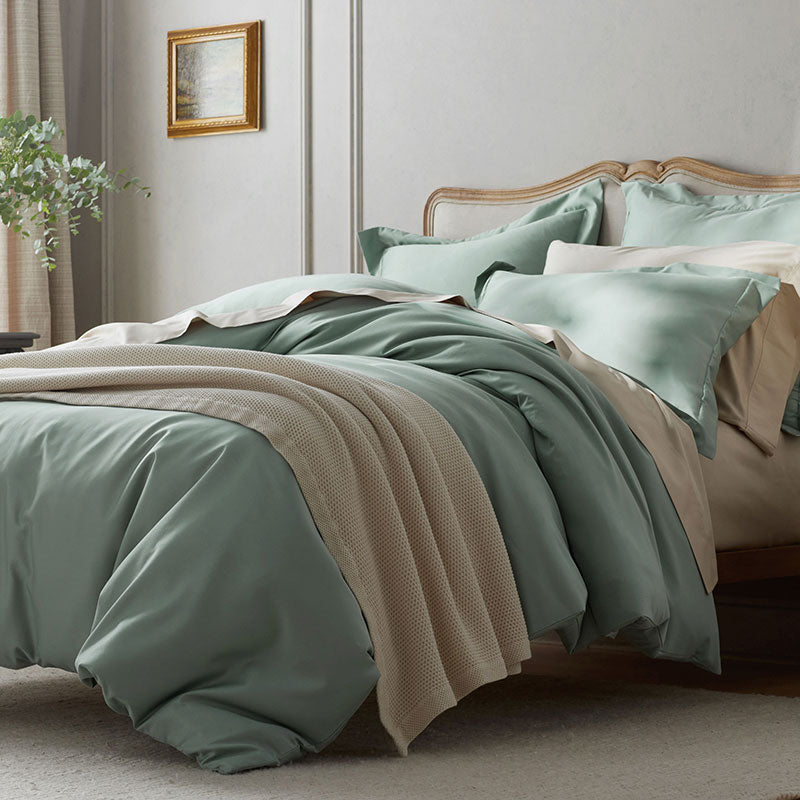 Premium Smooth Supima® Cotton Wrinkle-Free Sateen Fitted Bed Sheet