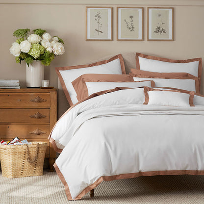 Solid Border Classic Cool Cotton Percale Sham