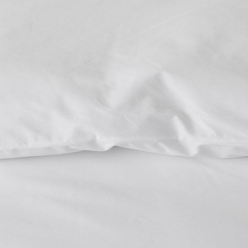 Solid Border Classic Cool Cotton Percale Decorative Lumbar Pillow Cover