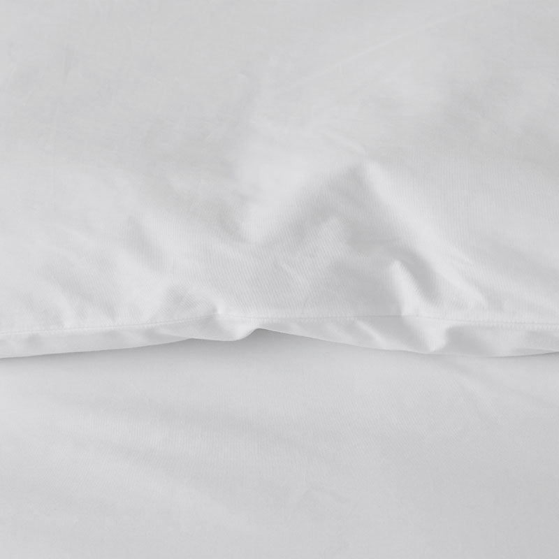 Solid Border Classic Cool Cotton Percale Decorative Lumbar Pillow Cover