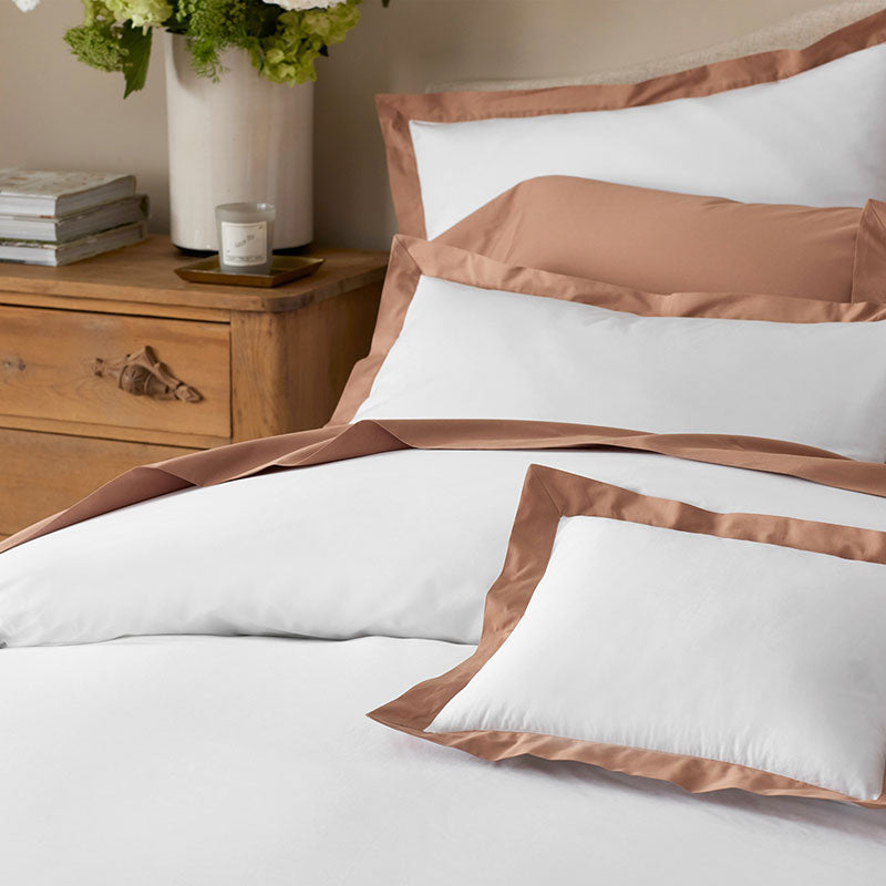 Solid Border Classic Cool Cotton Percale Sham