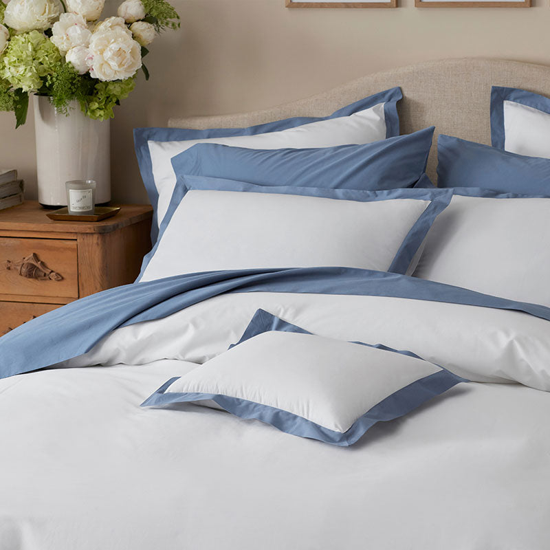Solid Border Classic Cool Cotton Percale Sham