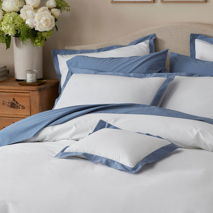 Solid Border Classic Cool Cotton Percale Sham