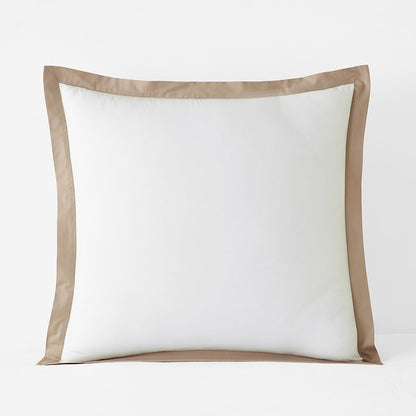 Solid Border Classic Cool Cotton Percale Sham