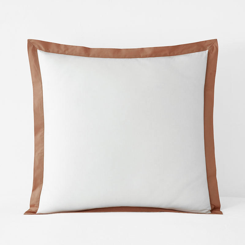 Solid Border Classic Cool Cotton Percale Sham