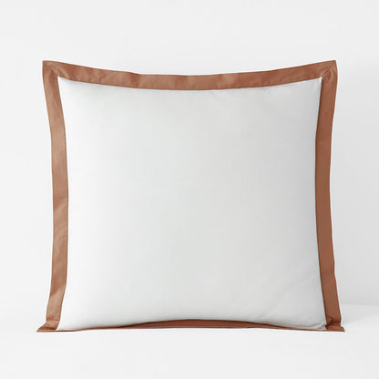 Solid Border Classic Cool Cotton Percale Sham