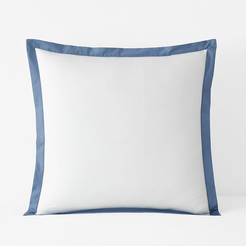 Solid Border Classic Cool Cotton Percale Sham