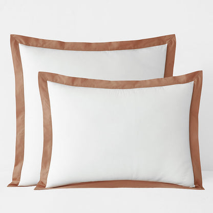 Solid Border Classic Cool Cotton Percale Sham