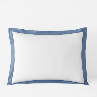 Solid Border Classic Cool Cotton Percale Sham