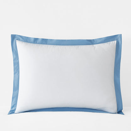 Solid Border Classic Cool Cotton Percale Sham