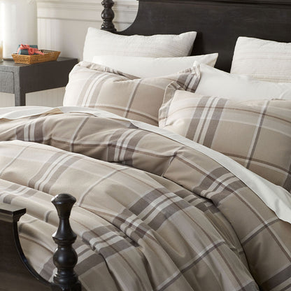 Classic Plaid Ultra-Cozy Cotton Flannel Pillowcase Set