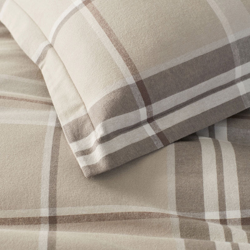 Classic Plaid Ultra-Cozy Cotton Flannel Flat Bed Sheet