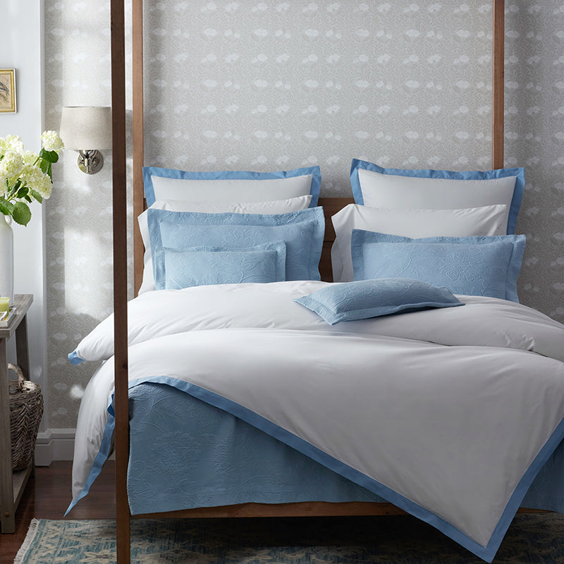 Solid Border Classic Cool Cotton Percale Sham
