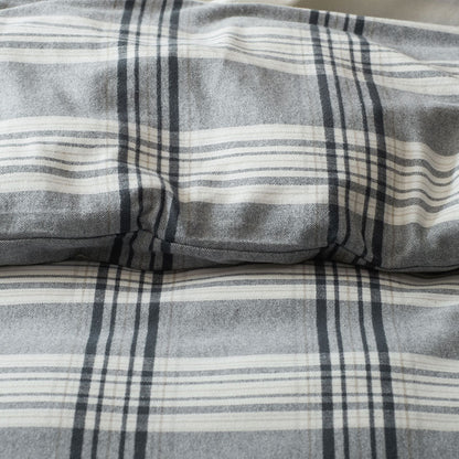 Classic Plaid Ultra-Cozy Cotton Flannel Flat Bed Sheet