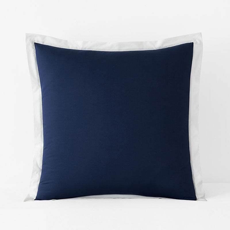 Solid Border Classic Cool Cotton Percale Sham
