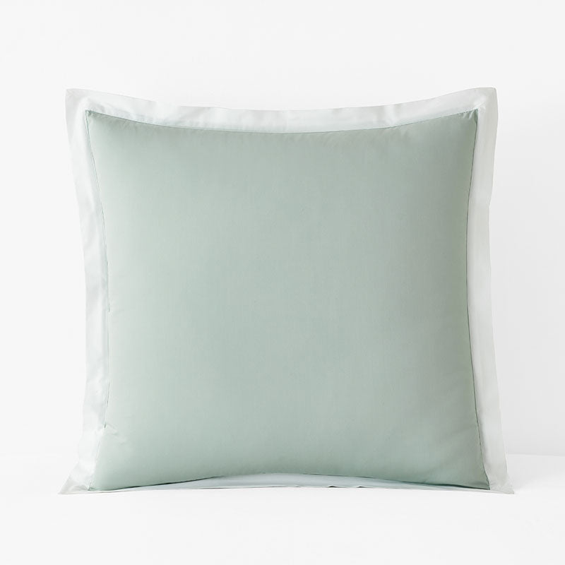 Solid Border Classic Cool Cotton Percale Sham