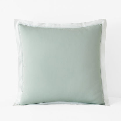 Solid Border Classic Cool Cotton Percale Sham