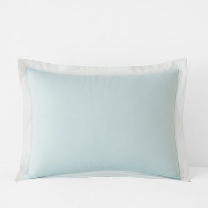 Solid Border Classic Cool Cotton Percale Sham