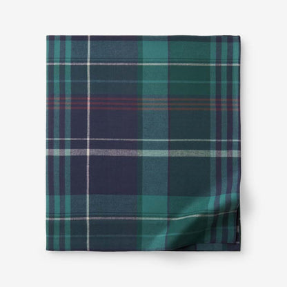 Classic Plaid Ultra-Cozy Cotton Flannel Flat Bed Sheet