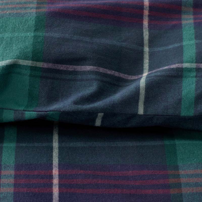 Classic Plaid Ultra-Cozy Cotton Flannel Flat Bed Sheet