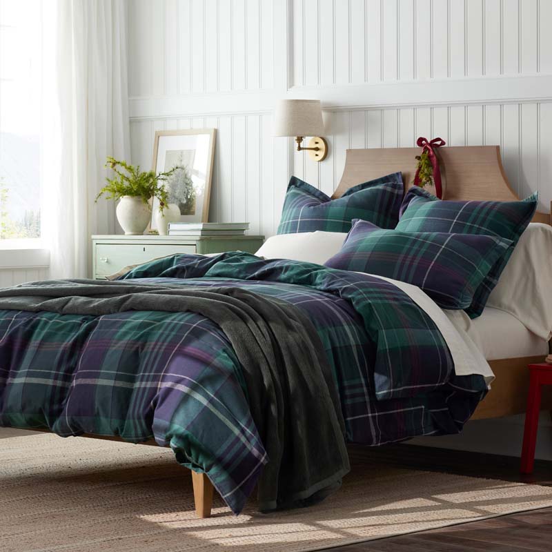 Classic Plaid Ultra-Cozy Cotton Flannel Flat Bed Sheet