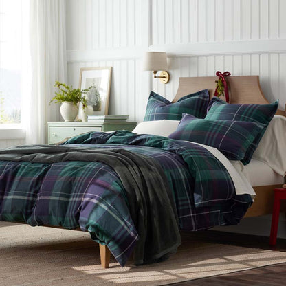 Classic Plaid Ultra-Cozy Cotton Flannel Flat Bed Sheet