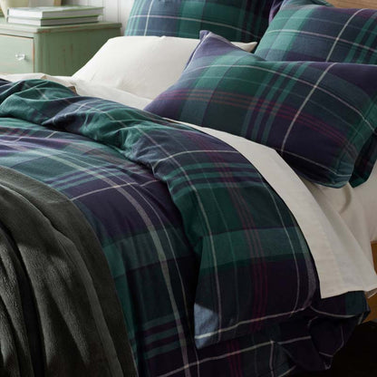 Classic Plaid Ultra-Cozy Cotton Flannel Flat Bed Sheet